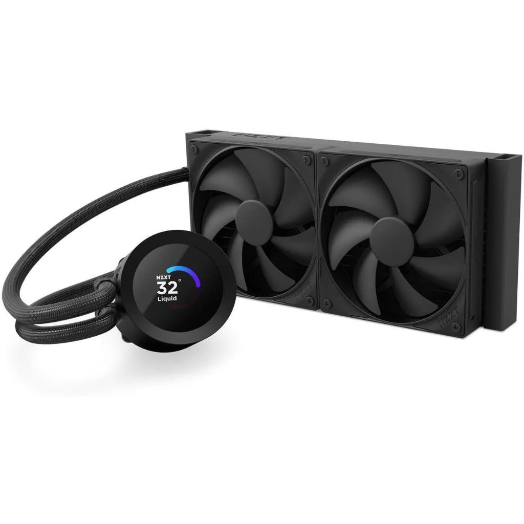 Water Cooler NZXT Kraken Plus 240 Preto com Tela LCD 240mm RL-KN240-B2
