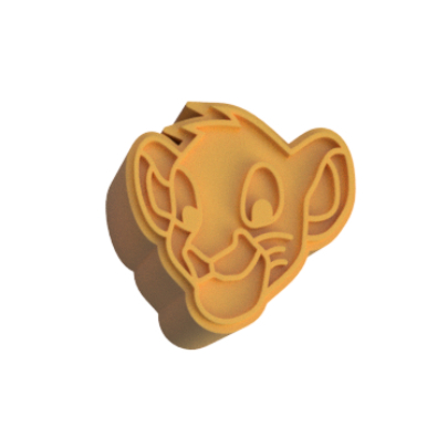 Ejetor para Doce e Brigadeiro Simba 2 Leão | Molde Safari Infantil | Ejetor  para Doces Personalizados