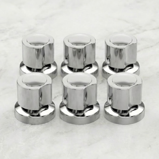 Kit 6 Acabamentos Registro Banheiro C40 Padrão Deca 16 Estrias Cromado Premium Pressão Gaveta em Oferta na Shopee