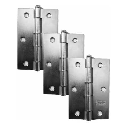 Dobradiça Galvanizada 3 Polegadas Cartela com 3 unidades