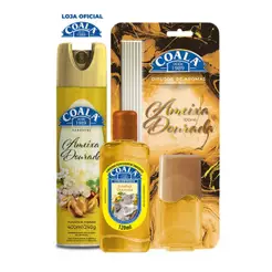 Kit Coala Aerossol + Difusor de Aromas + Limpador Perfumado de Ambientes - Ameixa Dourada