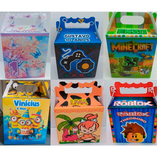 kit 10,15,20,30  Maletinhas Personalizadas  CONSULTAR TEMAS no CHAT em Oferta na Shopee