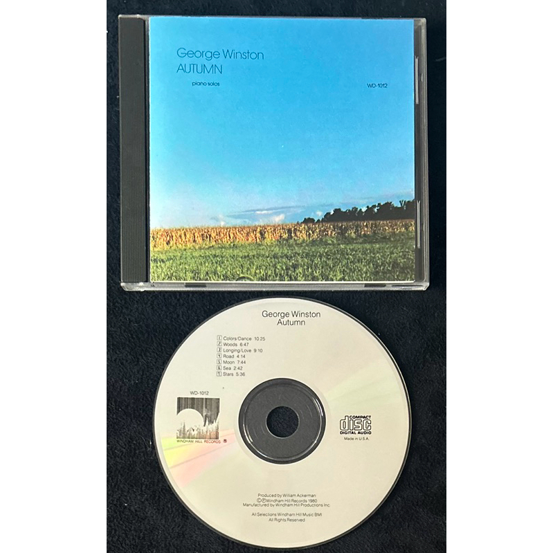 George Winston – Autumn | CD Importado EUA | Windham Hill | Piano Solo