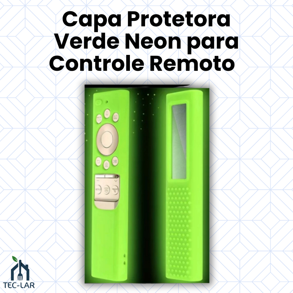 Capa Protetora Silicone Verde Neon Fluorescente Controle Remoto Smart TV Samsung Antiderrapante em Oferta na Shopee
