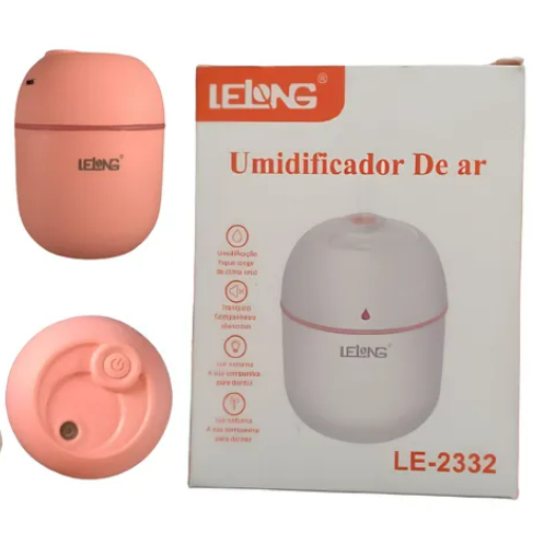 Imagem Mini Umidificador de Ar e Difusor Portátil 200ml Aromatizador USB Compacto Relaxante Saúde
