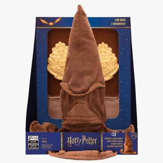 Chapéu Seletor Harry Potter Cacau Show Tablete ao leite 160g em Oferta na Shopee