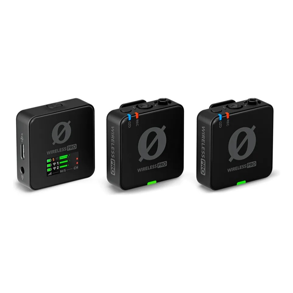 Microfone Lapela Rode Wireless Pro Para Câmera Pc Celular Co Preto