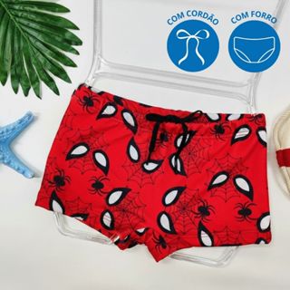Sunga Infantil Boxer Com Cordão e Forro 4 6 8 10 Anos Estampas Exclusivas em Oferta na Shopee