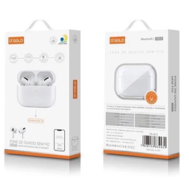 Fone de Ouvido Bluetooth Sem Fio FN-BT3 na Shopee