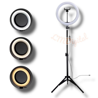 Ring Light 10 polegadas Completo Portátil 26cm Tripé p/ celular Profissional Led Selfie para celular em Oferta na Shopee