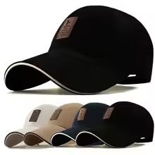Boné Preto Unissex Casual Premium Ajustável Confortável e Estilo Urbano em Oferta na Shopee