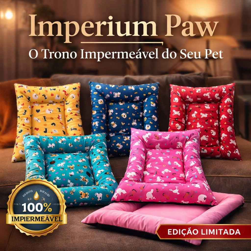 Cama Pet Lavável Impermeável Imperium Paw Antiderrapante Conforto Premium para Cachorro e Gato em Oferta na Shopee