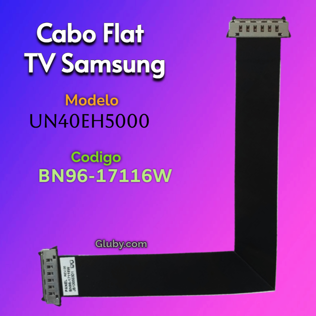 CABO FLAT TV SAMSUNG MODELO UN40EH5000 CODIGO BN96-17116W