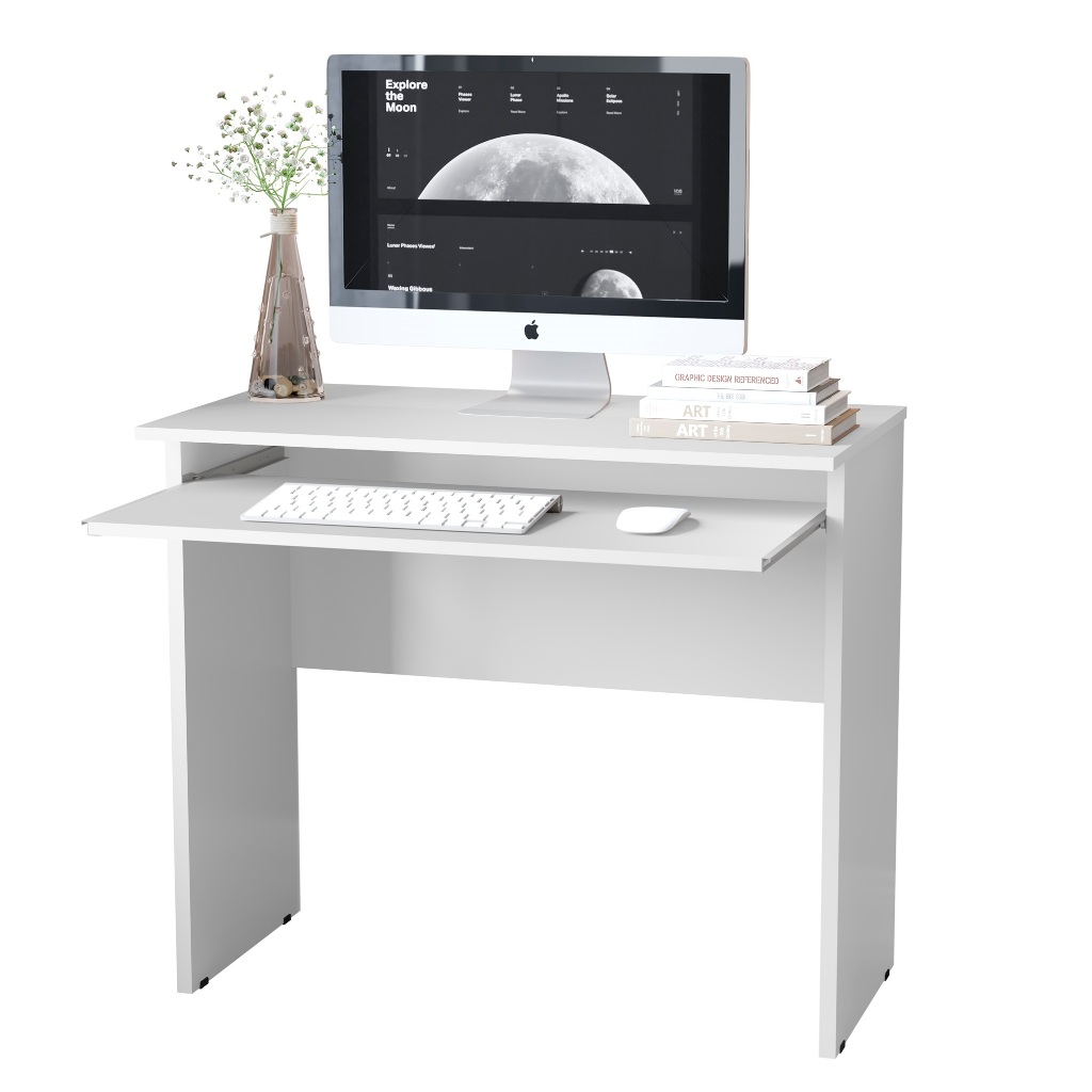 Mesa para Computador Futuro / Notebook Escritório com Apoio para Teclado