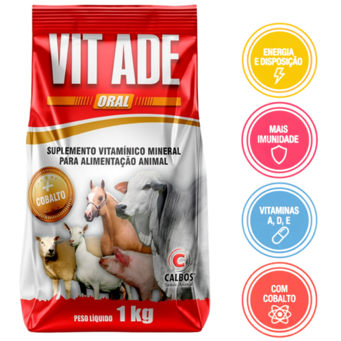 Vit Ade Suplemento Vitamínico 1kg Calbos Original