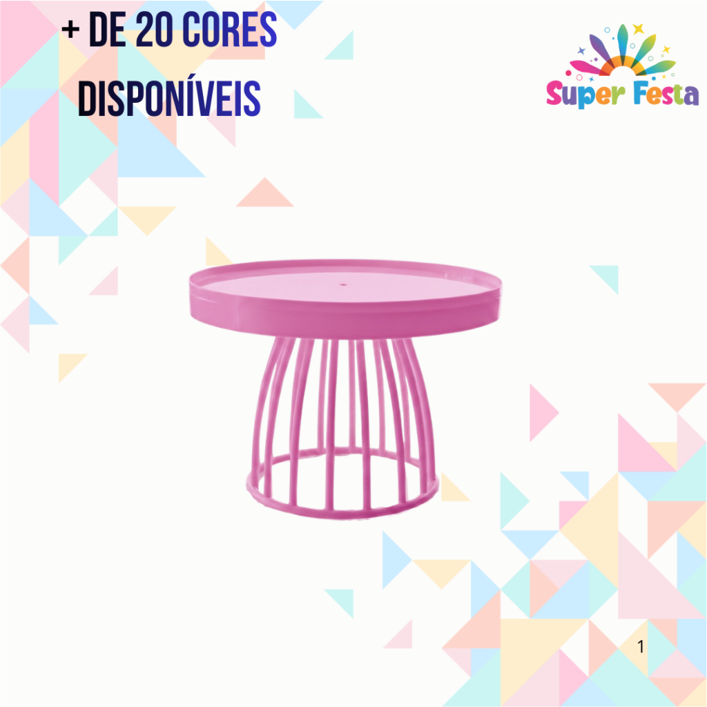 BOLEIRA ROMA BABY 18 CM para Decoração eventos e festa infantil, Bolo e Doces em Oferta na Shopee
