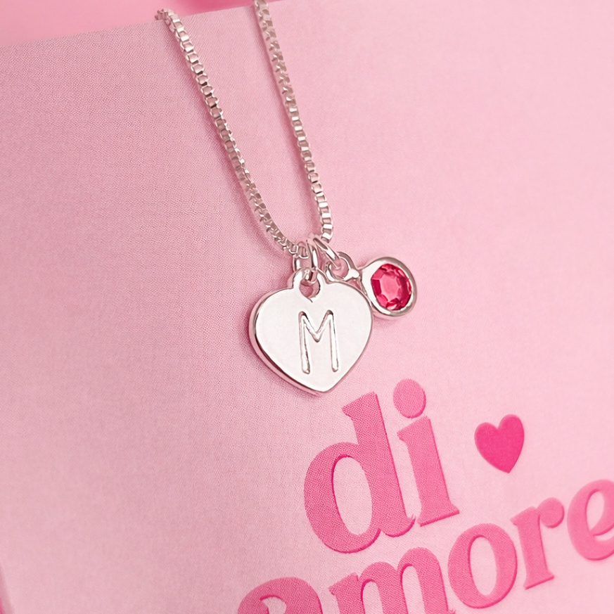 Colar Inicial com Ponto de Luz Banhado a Prata 925 em Oferta na Shopee