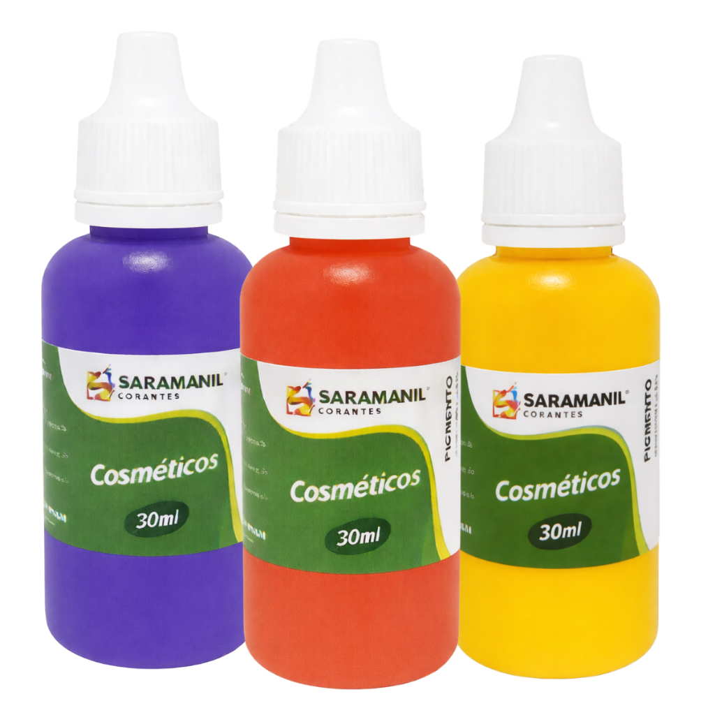 Pigmento Líquido Saramanil 30ml Corante Para Sabonetes Cosméticos Artesanais Não Migra