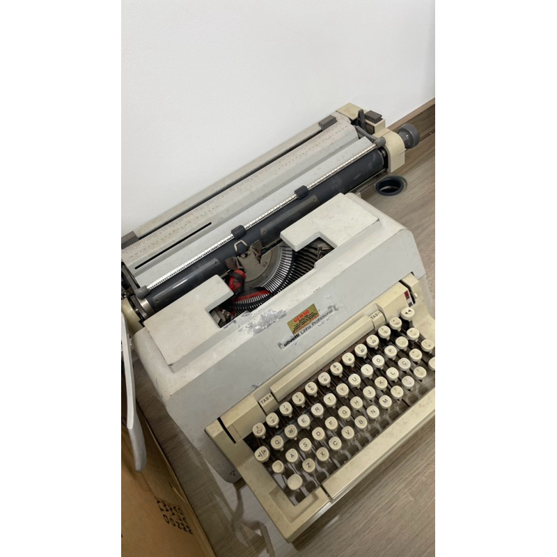 máquina de escrever para decoração