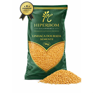 Linhaça Dourada Semente Natural e Pura Premium 1kg em Oferta na Shopee