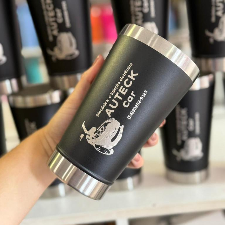 kit 10/15/20/30/40? copos 473ml térmicos personalizados com sua logo ou nome em Oferta na Shopee