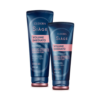 Combo Siàge Volume Imediato: Shampoo 250ml + Condicionador 200ml - Eudora em Oferta na Shopee