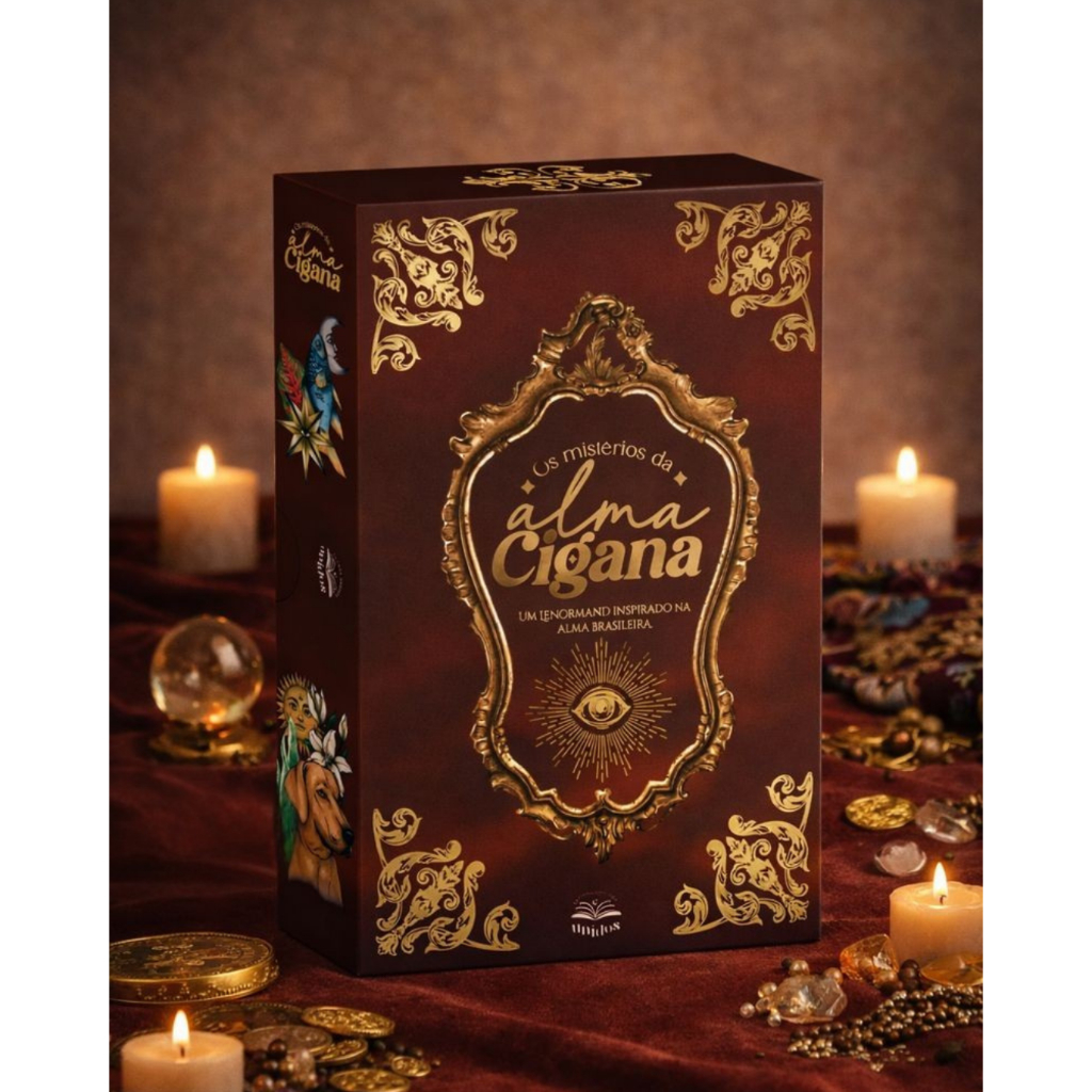 Baralho Cigano Os Mistérios da Alma Cigana 36 Cartas + Livro | Oráculo Lenormand Brasileiro