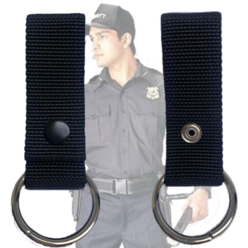 Porta Cassetete em Nilon Simples - Vigilante - Guarda - Segurança com Argola.