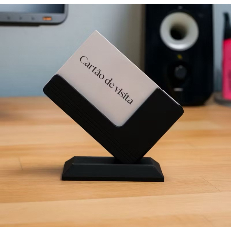 Expositor Porta Cartão De Visita Suporte para cartão panfleto Livreto Escritorio Sala
