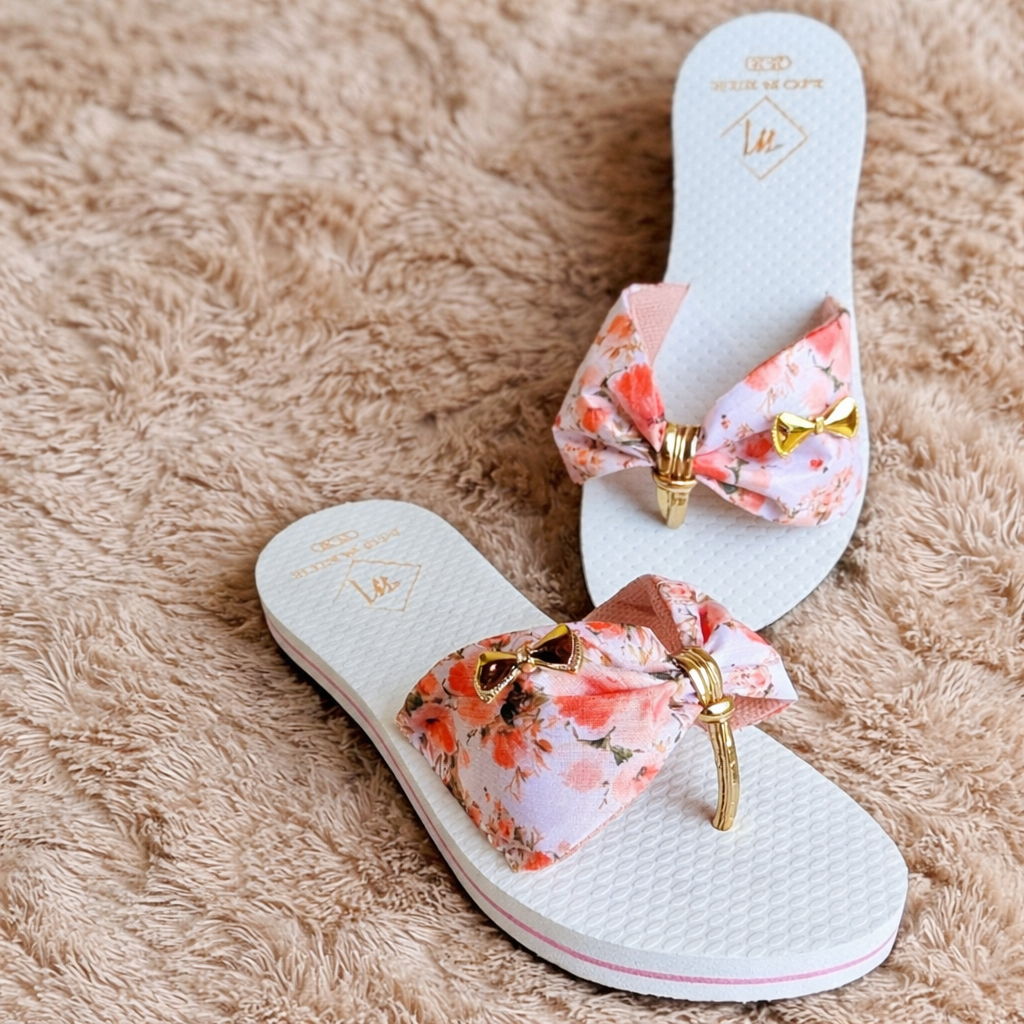 Chinelo Sandália Laço Tecido Estampado lançamento 2026