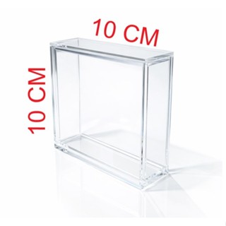 10-12 UNIDADES 10X10  Quadro Porta Retrato Moldura Acrílica  Tipo Caixa Mesa ou parede Premium em Oferta na Shopee