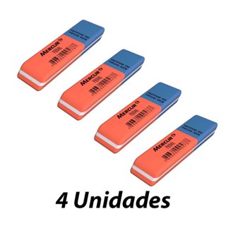 Até 4 Borracha Mercur Prima Azul e Vermelha em Oferta na Shopee