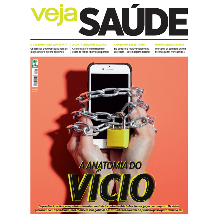 Revista Veja Saúde N° 473 - Novembro 2021 - Editora Abril - Celular: A Anatomia Do Vício