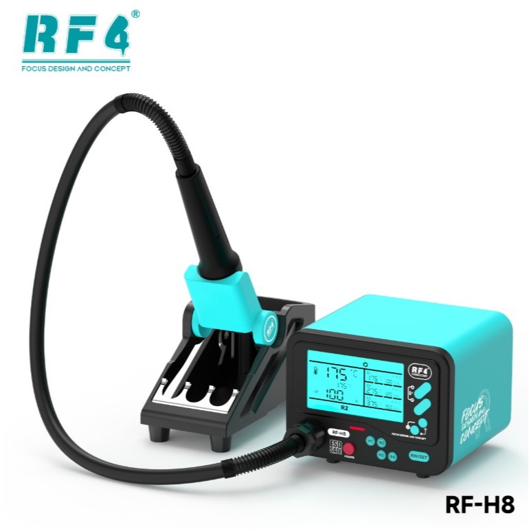Estação Rf4 H8 De Ar Quente Para Reparo Eletrônico 110v Azul-celeste 110v