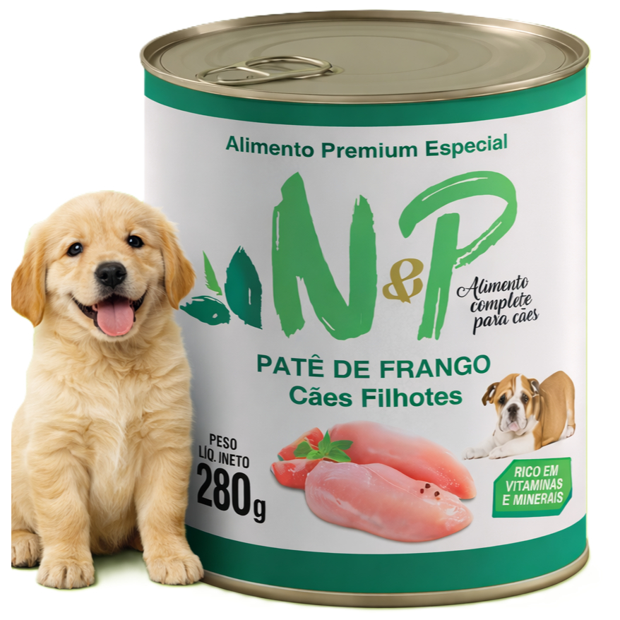 N&P Patê Frango Filhote 280 gr