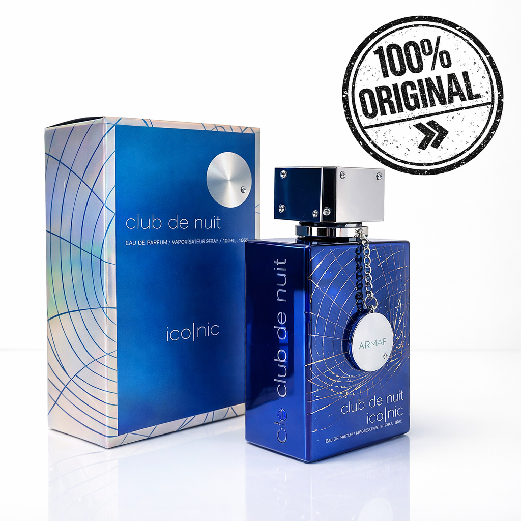 Perfume Club De Nuit Iconic Blue Armaf Eau De Parfum 105ml Perfume Árabe Masculino Importado Alta Fixação