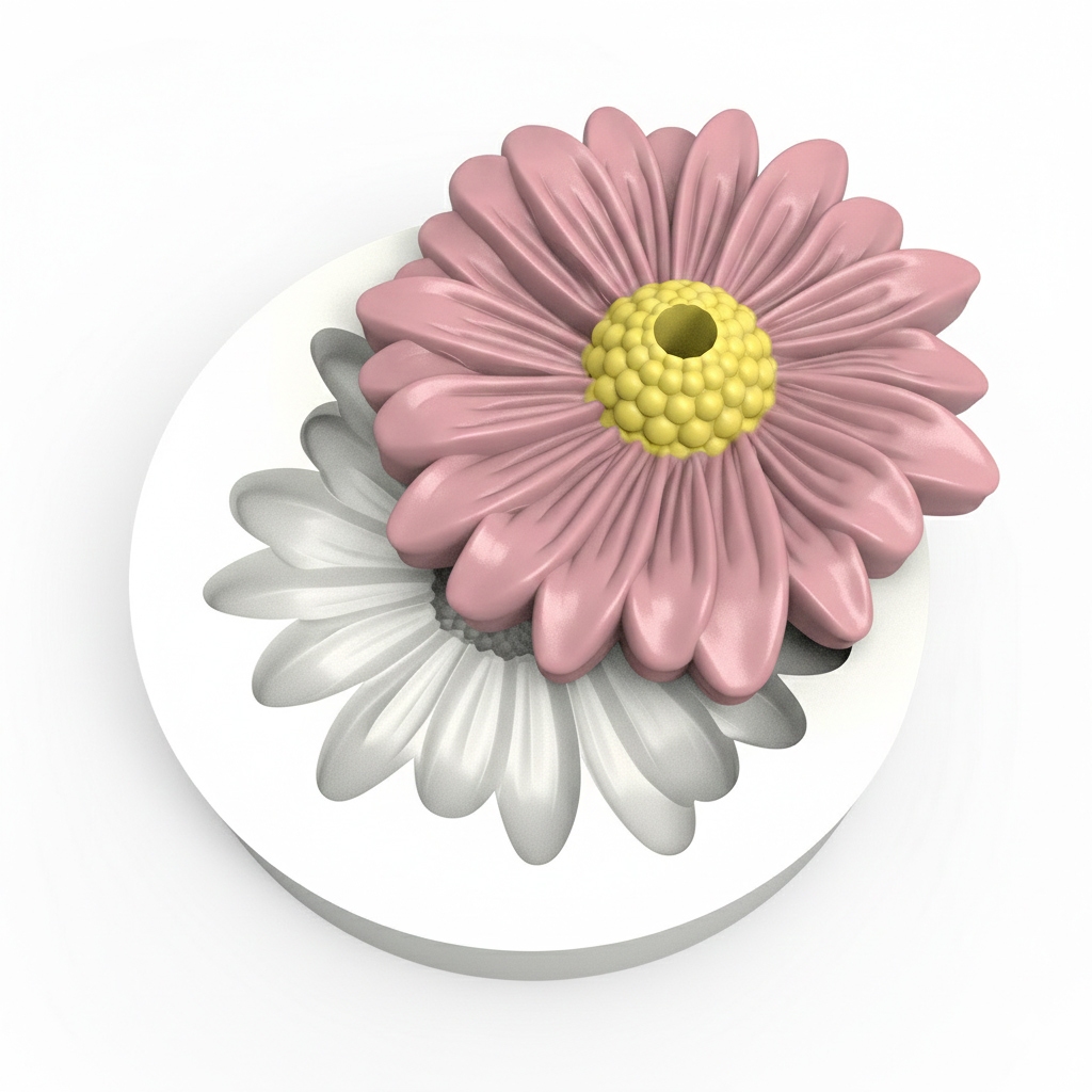 Molde de Silicone Margarida para Vela Artesanal Lembrancinha Sabonetes Artesanais Cera Resina em Oferta na Shopee