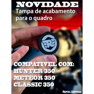 Kit Tampas Acabamento Premium Chassi Royal Enfield LINHA 350 - Hunter Meteor Classic - NOVIDADE
