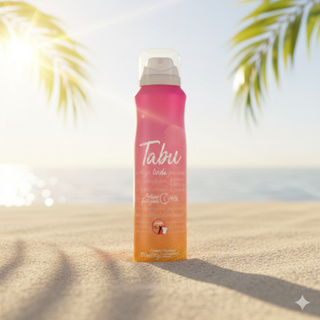 Desodorante Aerosol Antitranspirante Tabu Linda 150Ml em Oferta na Shopee