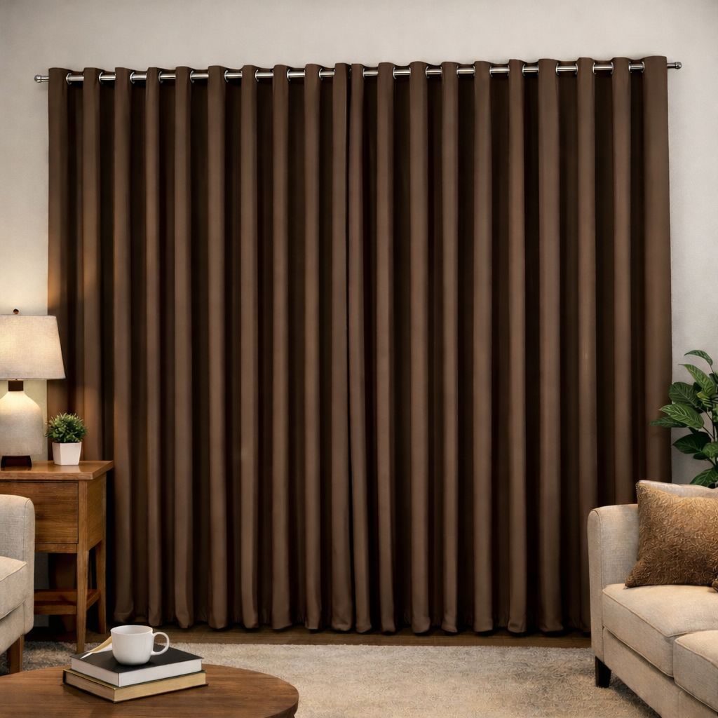 Cortina Blackout Sala e Quarto Em Tecido Grosso  Corta Luz Blecaute Premium