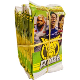 200 cards Brasileirão 2026 FCM Ol = 50 pacotes fechados em Oferta na Shopee