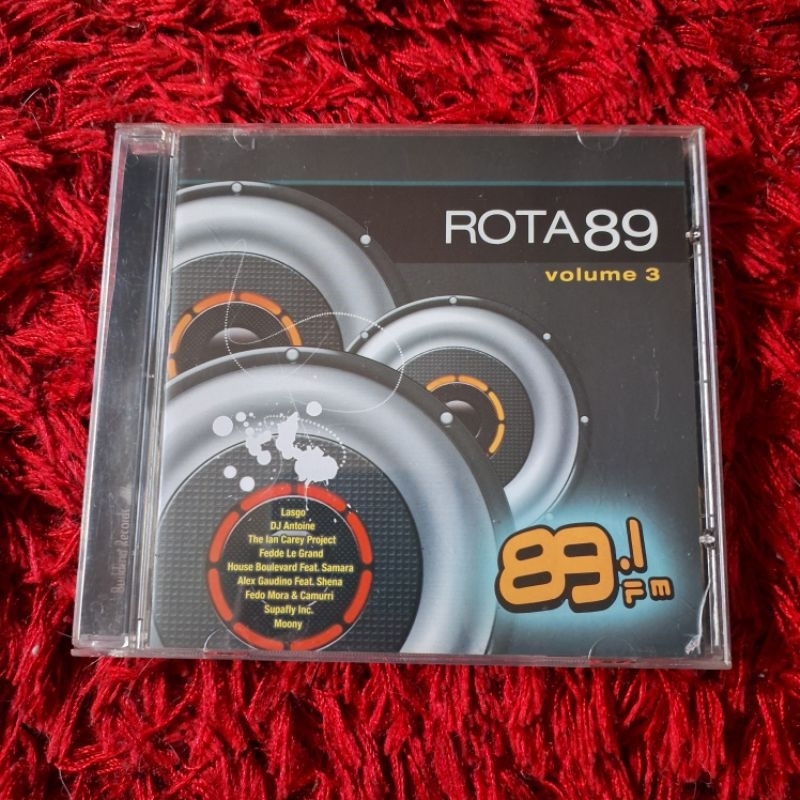 Cd Coletânea 89.1 FM - Rota 89: Volume 3 (2007, Techno, Dance Music, DJ Antoine, Lasgo, Building Records)
