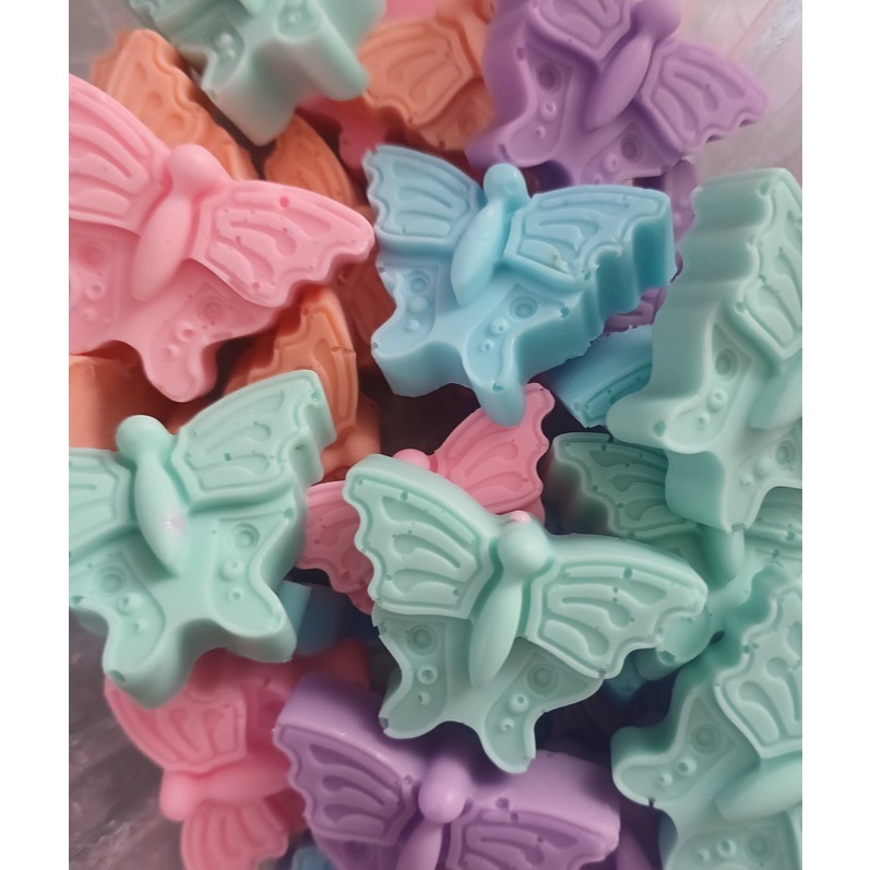 10 Mini Sabonete Borboleta Jardim Encantado perfumada para lembrancinha informar cor e aroma