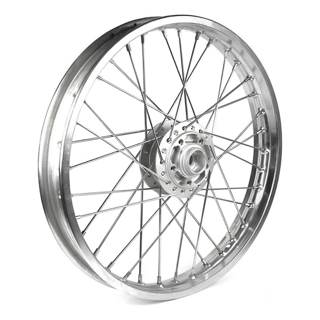 Roda Jante Calha Folha Dianteira Titan 125 2000 Á 2004 Fan 125 2005 Á 2008 Raios 4mm Cromado Disco