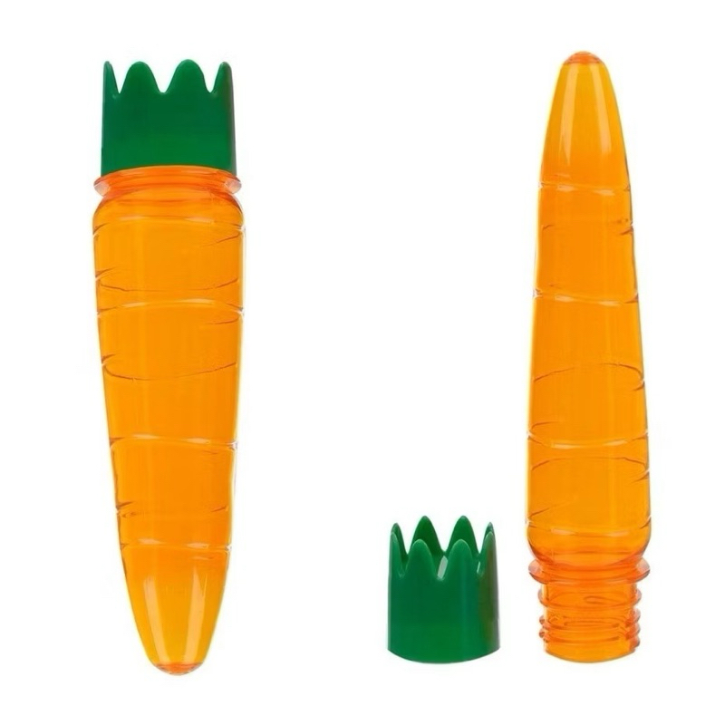 TUBETE CENOURA PARA BALINHAS E CONFETES | MATERIAL: ACRÍLICO | TAM.: 14,5X3,5CM | PÁSCOA | DECORAÇÃO FESTA