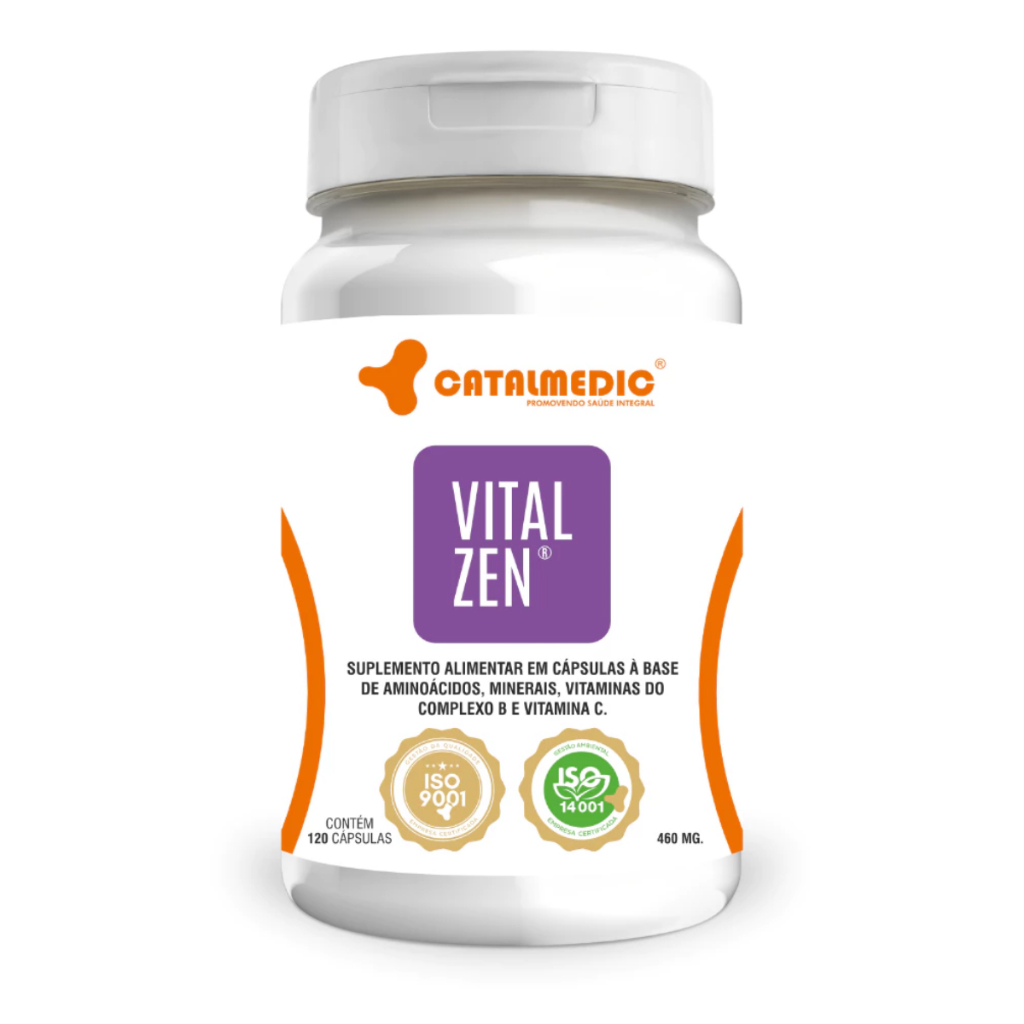 Vitalzen L Triptofano Vitamina B12 B6 Bisglicinato Magnesio  - Original Catalmedic