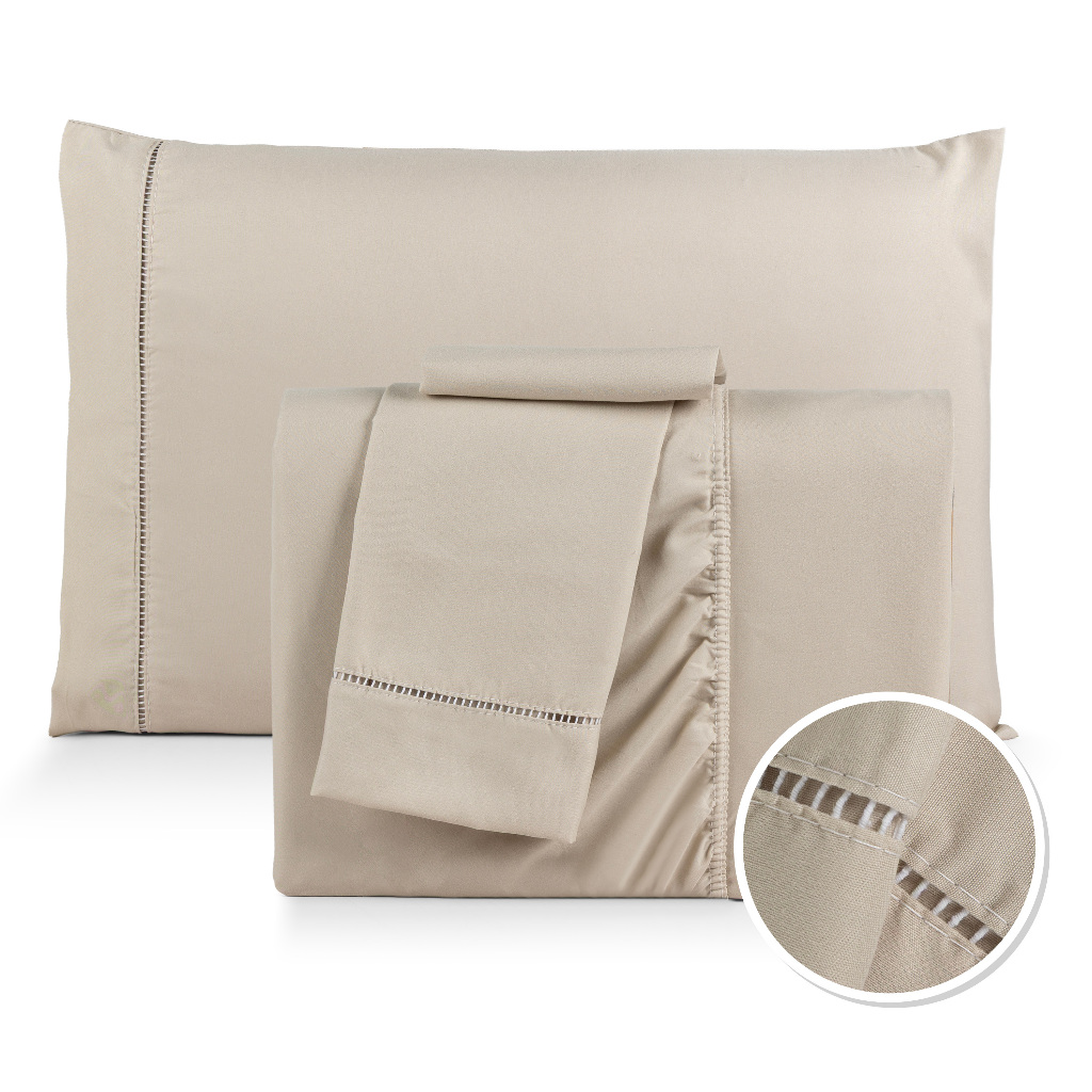 Jogo de Lençol 400 Fios Micropercal Tecido Leve e Macio em Oferta na Shopee