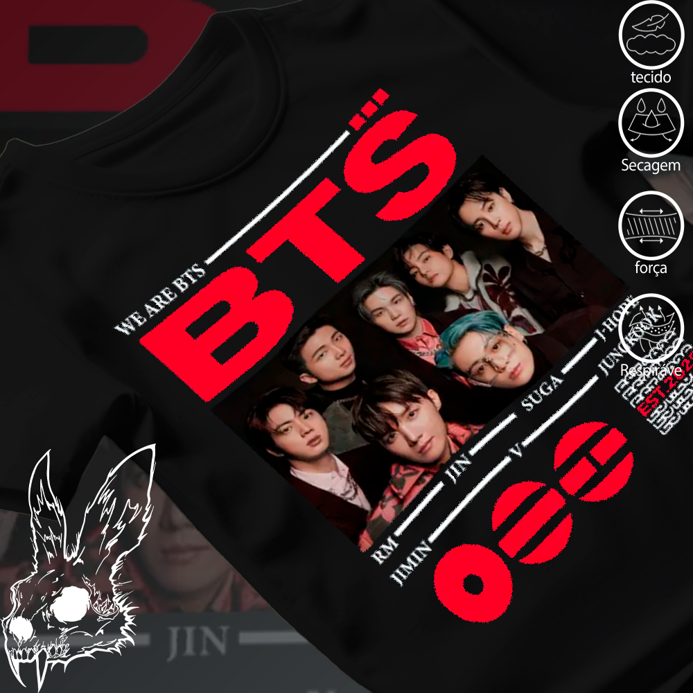 Camiseta Basica e OVERSIZED Bts Bangtan Boys Arirang Bio World Tour Kpop Graphic Unissex em Oferta na Shopee