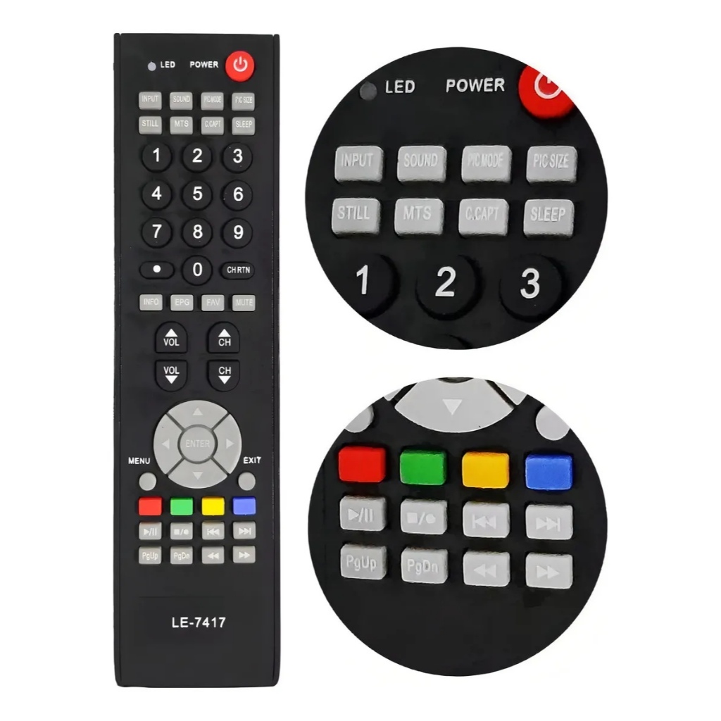 Controle Remoto Pra Tv Semp Toshiba Lcd Ct6420 6360 + PILHAS