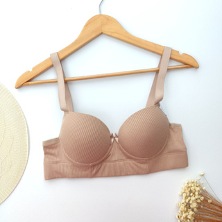 Sutiã Reforçado Joana Canelado com Bojo Aro de Metal Alças Largas e Colchete Triplo em Oferta na Shopee